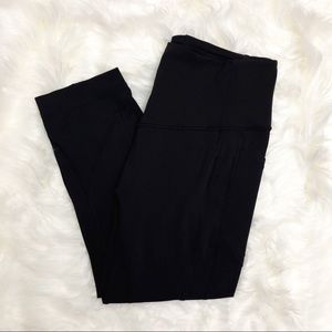 Lululemon Black Running Crop Leggings
